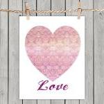 Poster Print 8x10 - Love, The Unive..