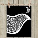 Black Bird In Disguise - Poster Print 8x10 - Of..