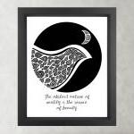 Bird In Disguise Nature Quote - Poster Print 8x10..