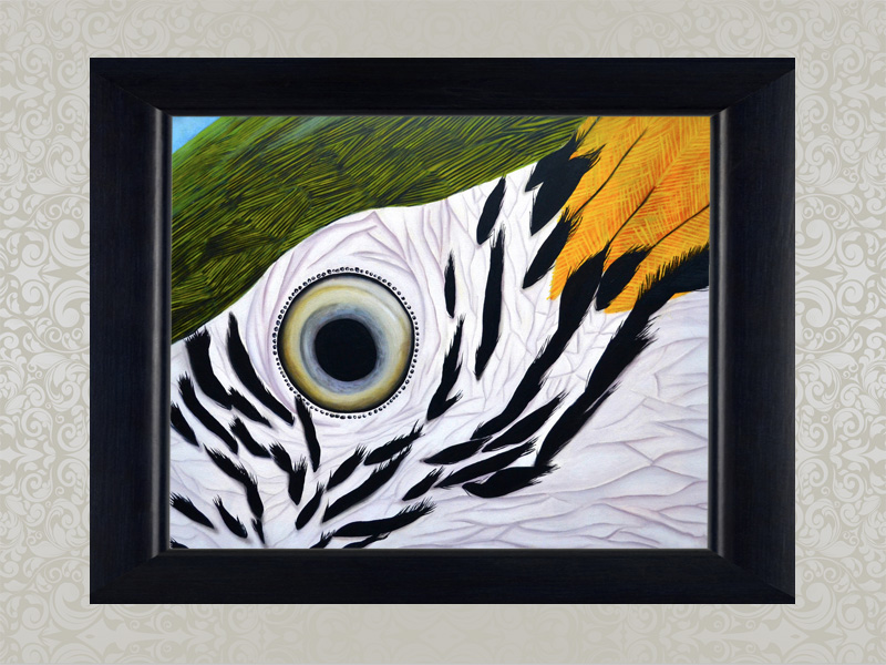 Printable Wall Art Poster Diy - Parrot Eye