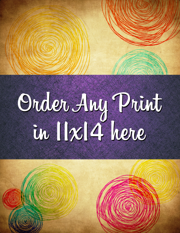 Turn Any Print Into An 11x14 Inches